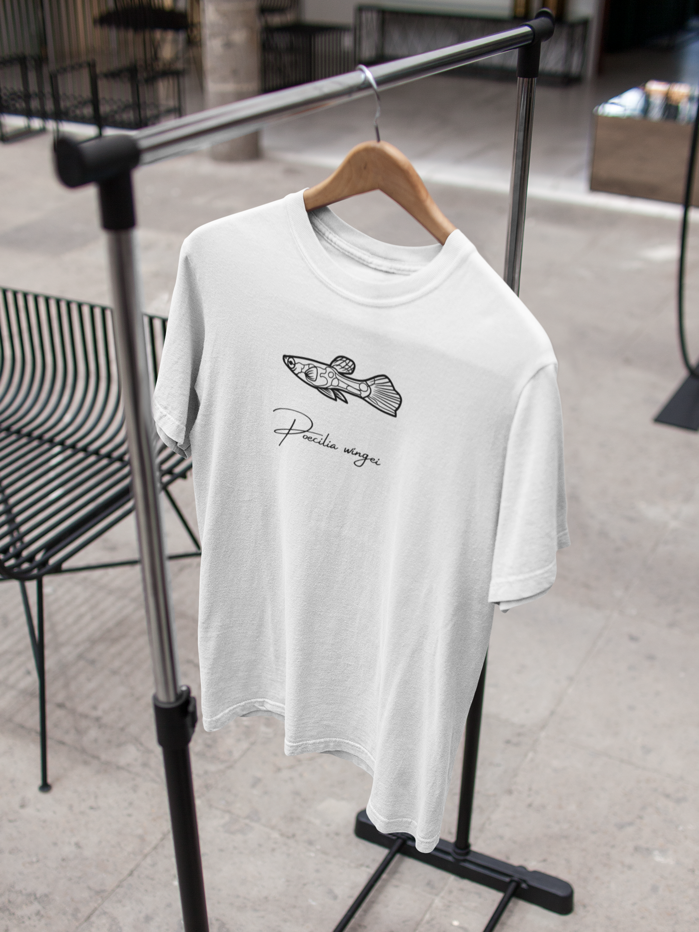 Tshirt Guppy Weiß