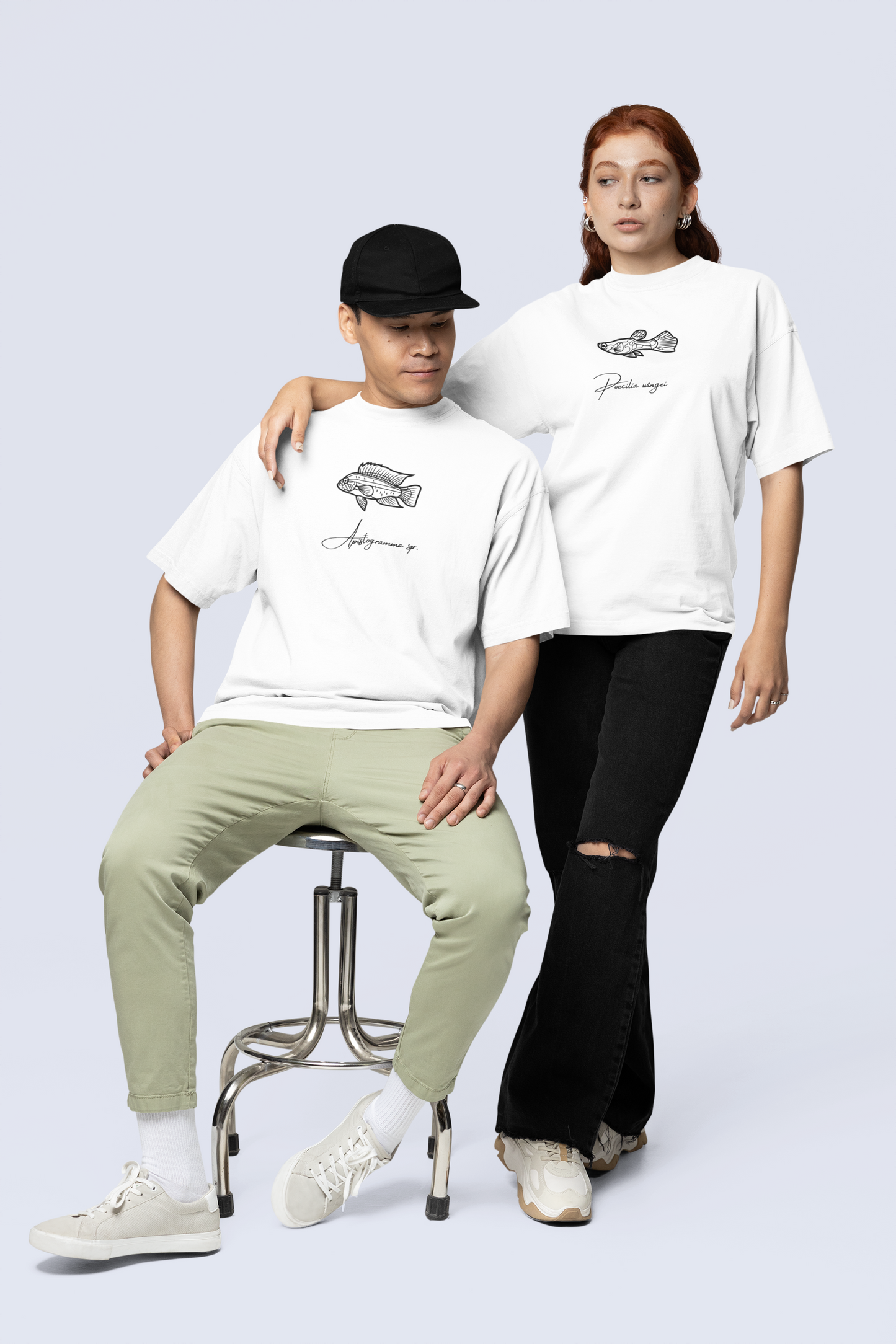 Tshirt Guppy Weiß